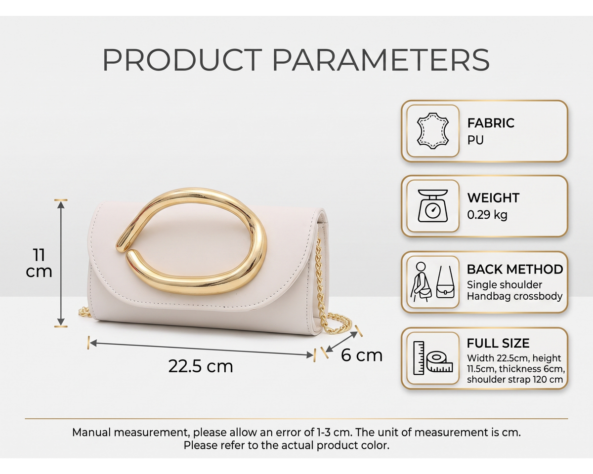 Retro Shoulder Bag for Women, Gold Chain Crossbody Purse, Elegant PU Leather Handbag, Vintage Evening Bag, Statement Clutch, Leopard Bag
