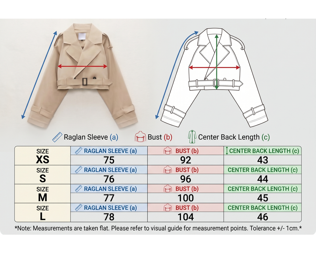 Versatile Belted Beige Jacket – Women's Casual Long-Sleeve Suit Collar Coat