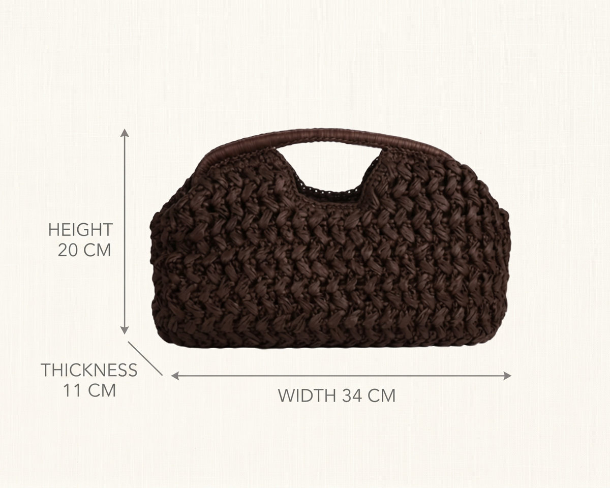 Woven Straw Shell Bag, Women’s Summer Handbag, Boho Shoulder Bag, Raffia Purse, Beach Vacation Bag, Trendy Clutch