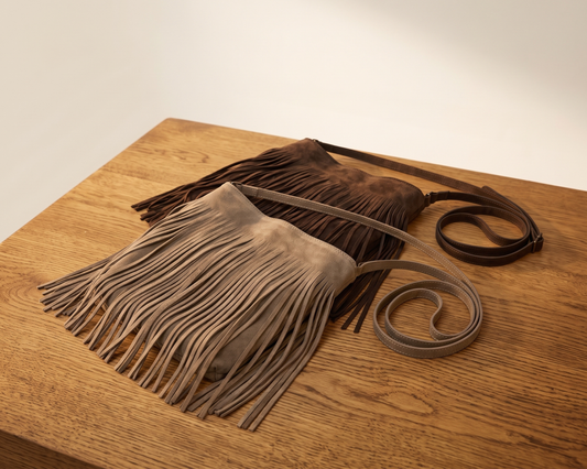 Boho Fringe Crossbody Bag, Tassel Shoulder Bag, Women's Casual Purse, Bohemian Travel Bag