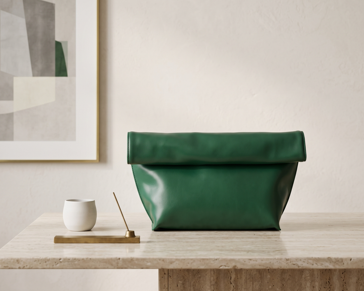 Elegant Curling Envelope Clutch Bag for Women