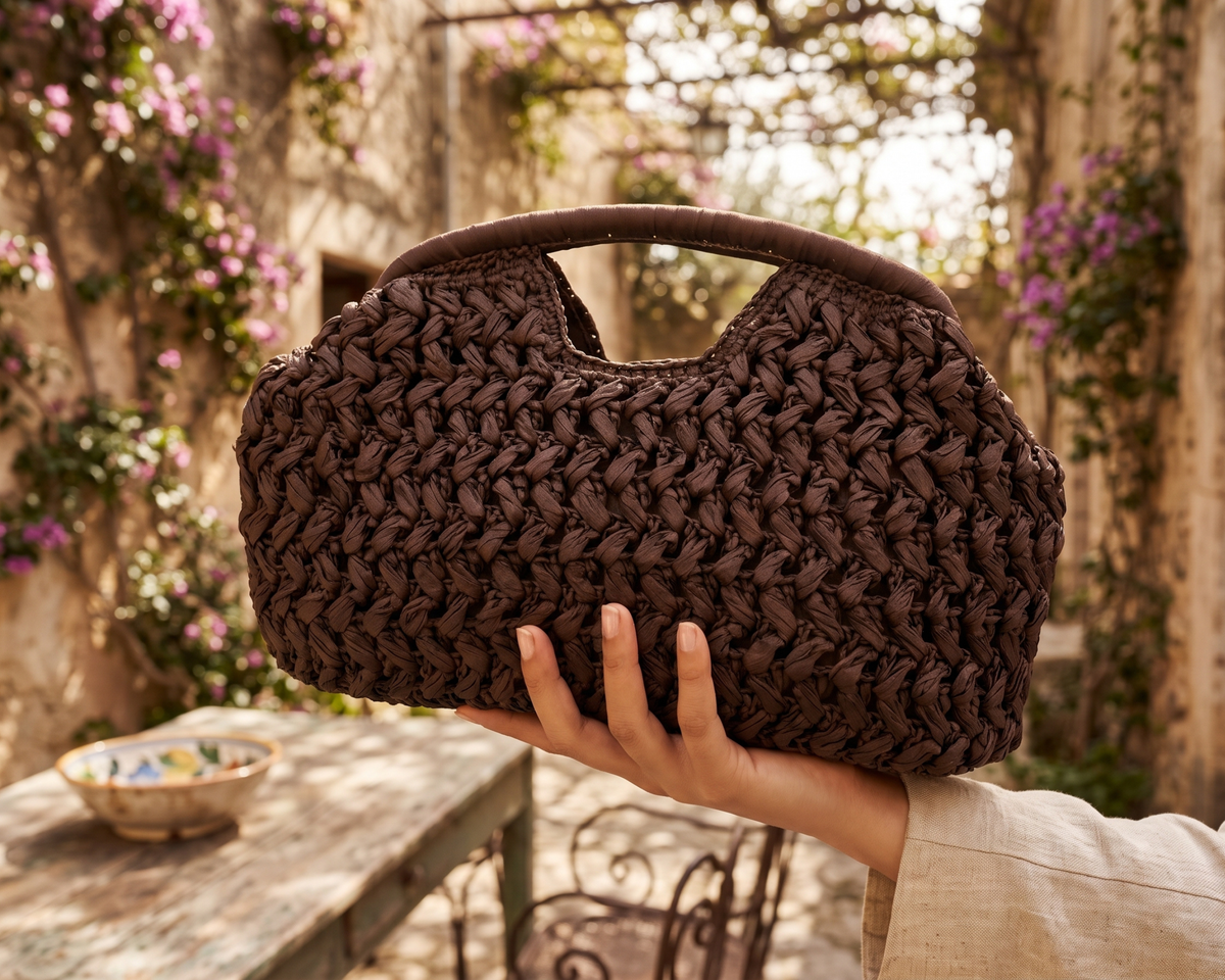Woven Straw Shell Bag, Women’s Summer Handbag, Boho Shoulder Bag, Raffia Purse, Beach Vacation Bag, Trendy Clutch