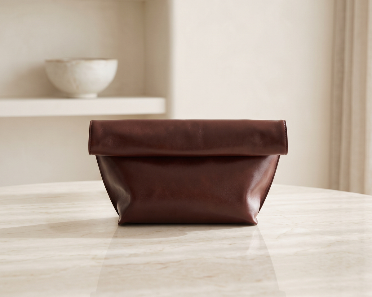 Elegant Curling Envelope Clutch Bag for Women